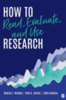 How to read, evaluate, and use research 